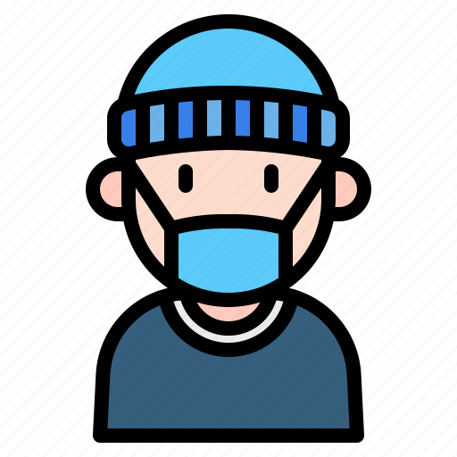 Kid, avatar, boy, people, medical, mask, child icon - Download on Iconfinder