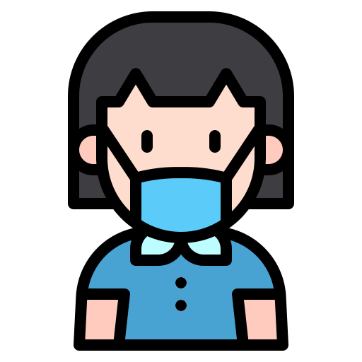 Kid, avatar, girl, medical, mask, child icon - Download on Iconfinder