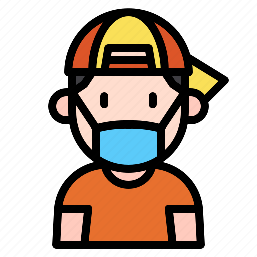 Kid, avatar, profile, medical, mask icon - Download on Iconfinder