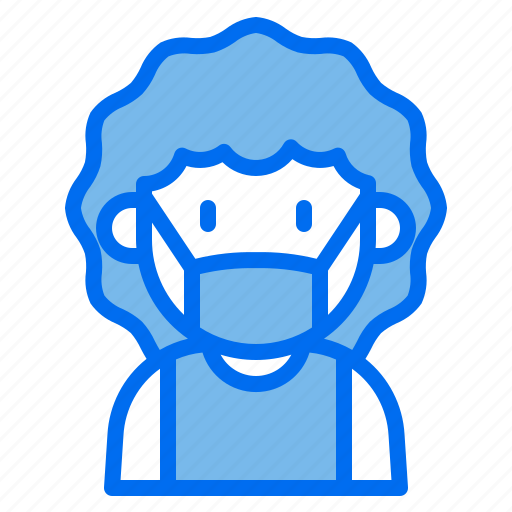 Kid, avatar, medical, mask, child, face icon - Download on Iconfinder