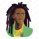 man, young, dreadlocks, people, person, avatar, african