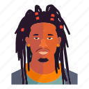 man, male, dreadlocks, afro, people, african, person