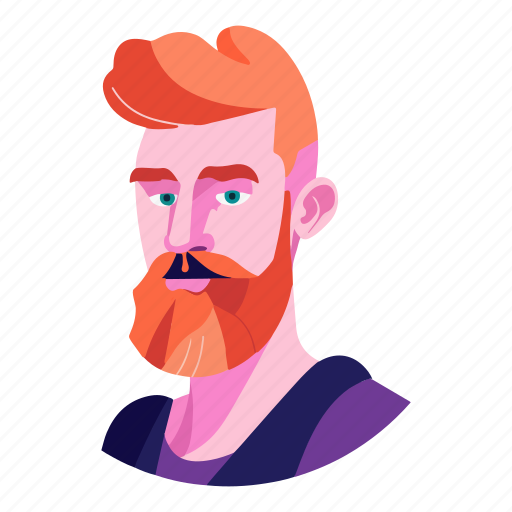 Bearded, man, person, human, avatar, profile, people icon - Download on Iconfinder
