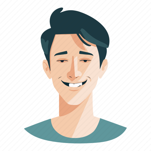 Man, young, male, happy, guy, handsome, person icon - Download on Iconfinder