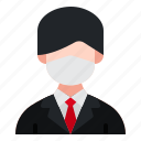 business, man, avatar, male, face, mask, healthcare