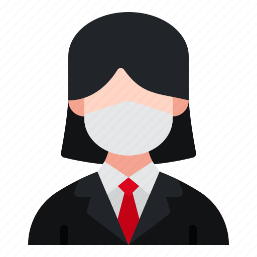 Business, woman, avatar, female, face, mask, healthcare icon - Download on Iconfinder