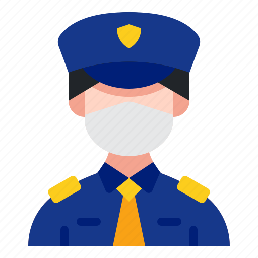 Police, avatar, man, male, face, mask, healthcare icon - Download on Iconfinder