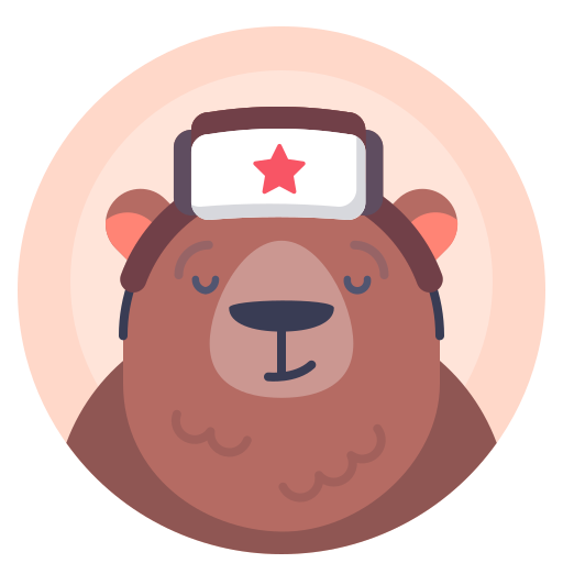 Animal, avatar, bear, russian icon - Free download