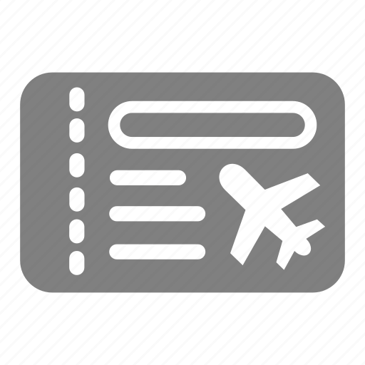 Airport, aviation, boarding, pass, ticket icon - Download on Iconfinder