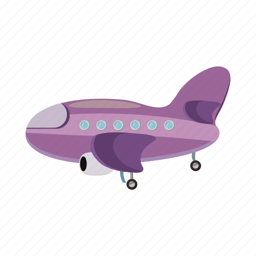 Aircraft, airplane, blog, cartoon, plane, purple, travel icon - Download on Iconfinder
