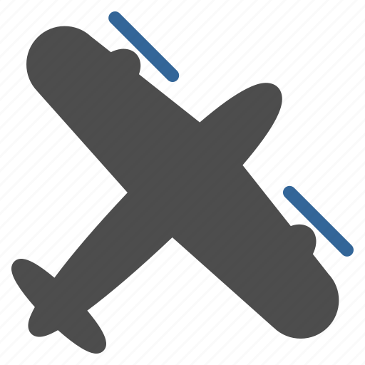 Aircraft, airplane, plane, screw aeroplane, transport, transportation, travel icon - Download on Iconfinder