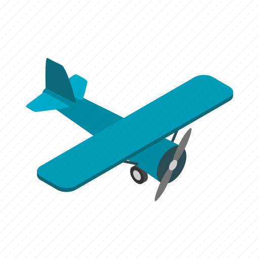 Aircraft, fly, isometric, light, plane, sky, travel icon - Download on Iconfinder