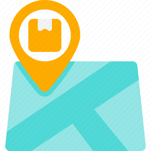 Map, tracking, destination, location, pin, delivery, logistics icon - Download on Iconfinder