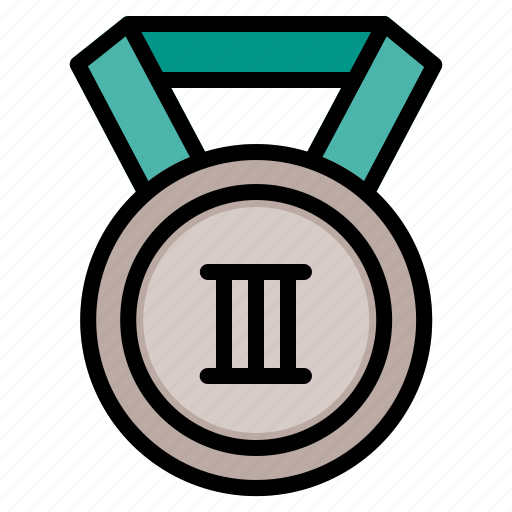Award, third, place, achievement, champion, competition, reward icon - Download on Iconfinder