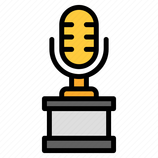 Award, music, achievement, champion, singer, winner, trophy icon - Download on Iconfinder
