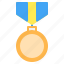 award, prize, gold, medal, of, honor, champion, recognition, badge 
