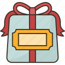 gift, box, present, reward, give