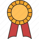 ribbon, prize, award, guarantee, badge