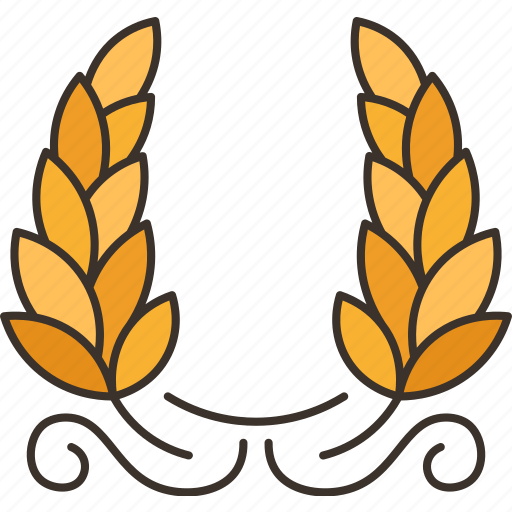 Wreath, laurel, honor, heraldry, insignia icon - Download on Iconfinder