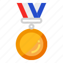 medal, reward, ribbon