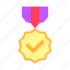 award, badge, verified, best, checkmark 