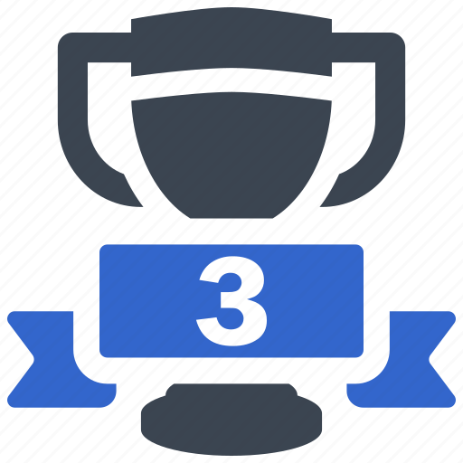 3rd, place, three, win, trophy, championship, champion icon - Download on Iconfinder