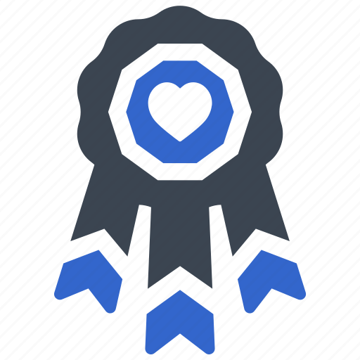Love, like, favorite, heart, badge, award, reward icon - Download on Iconfinder