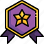 badge, competition, insignia, reward, award 