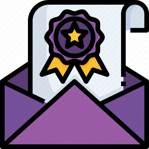 Envelope, competition, certificate, letter icon - Download on Iconfinder