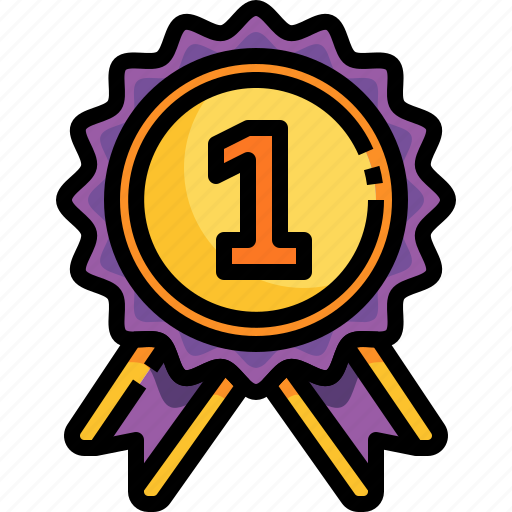 Medal, first, competition, winner, reward icon - Download on Iconfinder