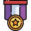 medal, star, quality, certification, award 