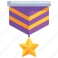 achievement, award, star, success, medal 