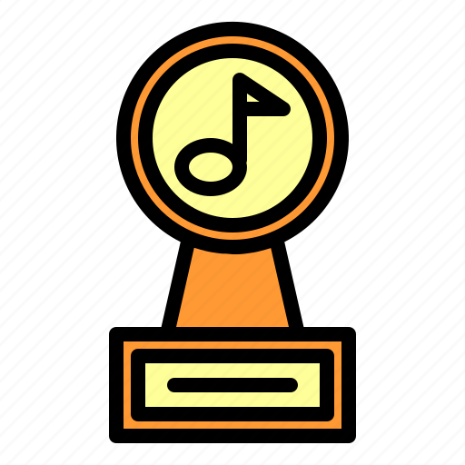 Achievement, awards, music, prize, trophy, victory, winner icon - Download on Iconfinder
