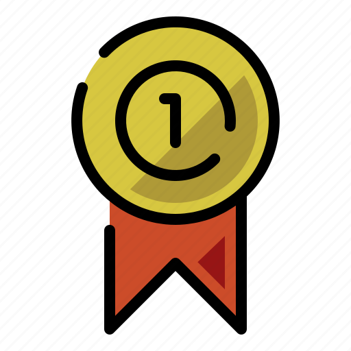 1st, medal, ribbon, winner icon - Download on Iconfinder