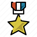 medal, medal star, star achievement, star award
