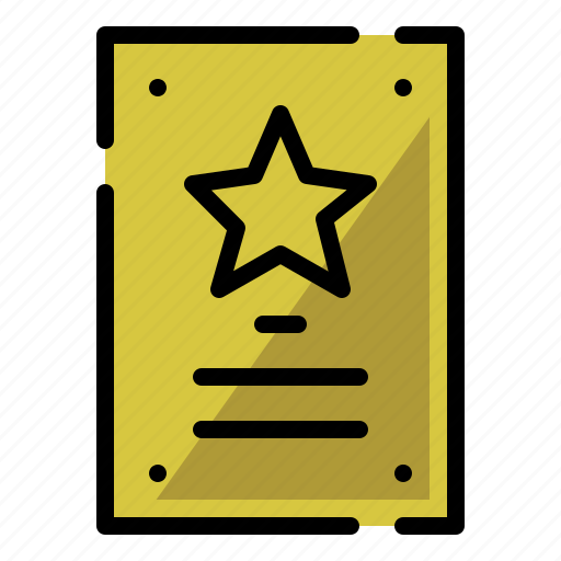 Achievement, award, plaque, reward icon - Download on Iconfinder