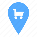 business, cart, map, shopping