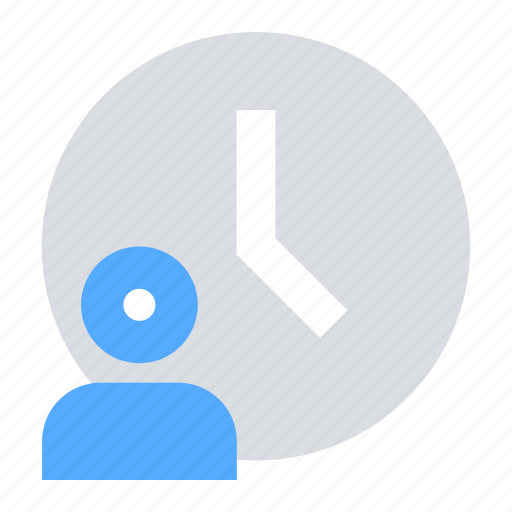 Clock, time, user icon - Download on Iconfinder