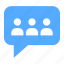 chat, meeting, user 