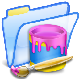 Folder, paint icon - Free download on Iconfinder