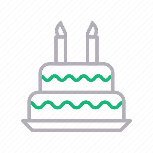 Birthday, cake, candle, delicious, sweet icon - Download on Iconfinder