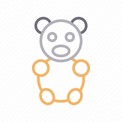 Bear, kids, play, teddy, toy icon - Download on Iconfinder