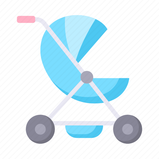 Children, child, kid, baby, newborn, girl, stroller icon - Download on Iconfinder