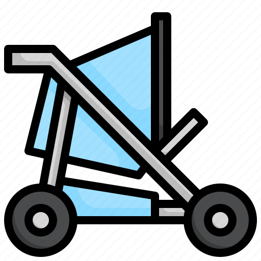 Stroller, toys, kid, children, baby icon - Download on Iconfinder