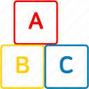 abc, alphabet, block, child, english, toy