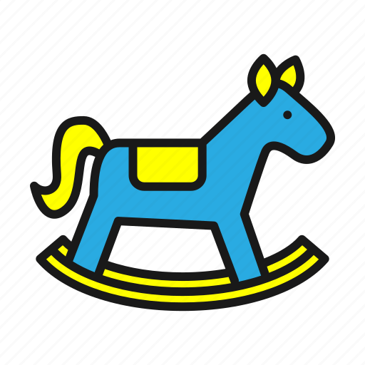 Baby, children, horse, toys icon - Download on Iconfinder