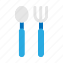 cooking, fork, kitchen, spoon 