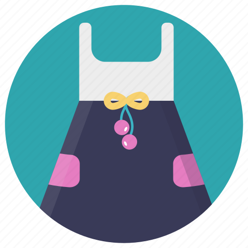 Apparel, colorful frock, girl dress, kids garment, summer dress icon - Download on Iconfinder