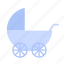 baby car, baby carriage, blue, buggy, pram, stroller, baby 