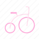 bicycle, bike, pink, play, tricycle, baby